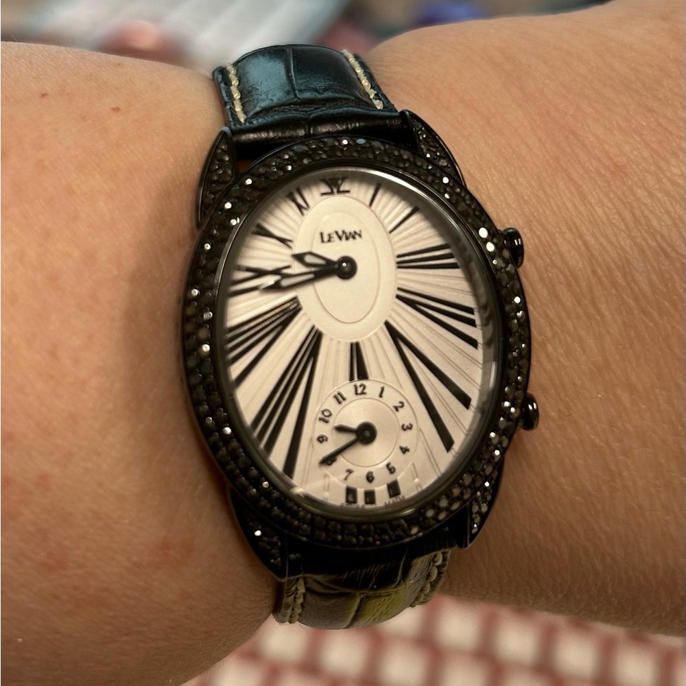 Authentic LEVIAN Blackberry diamond watch